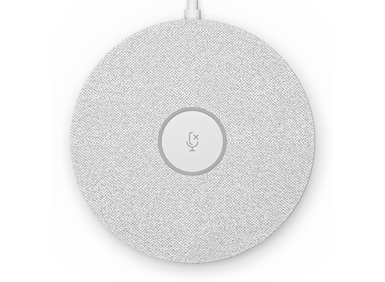 Relay Micpod Logitech Microphone Rally Mic Pod in White - 952-000038