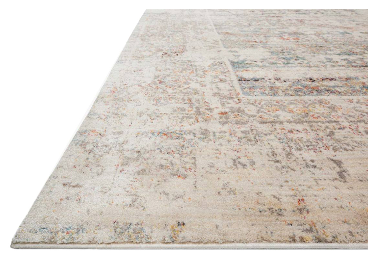 Loloi Javari Collection 9'6" x 12'6" Ivory & Granite Rug - JV-01-IVGN-9X12