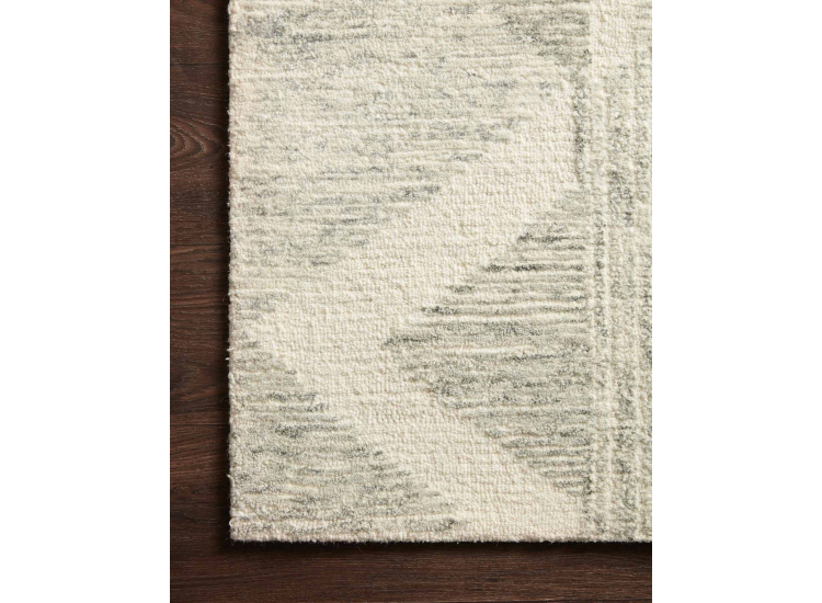 Loloi Milo Collection 8'6" x 12' Light Grey & Granite Rug - MILMLO06912LCGN