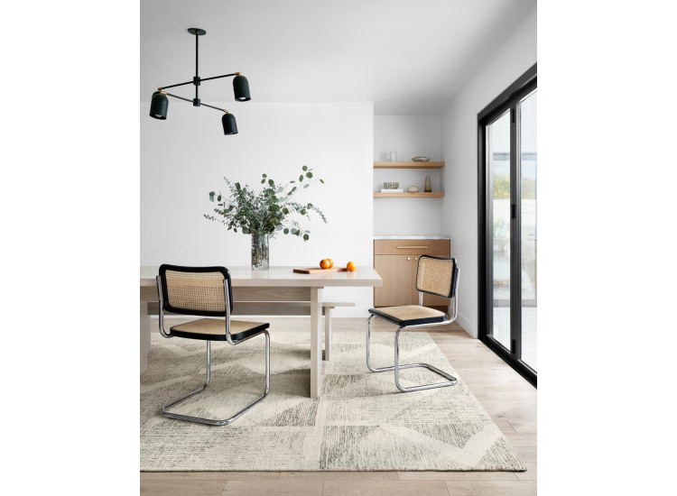 Loloi Milo Collection 8'6" x 12' Light Grey & Granite Rug - MILMLO06912LCGN