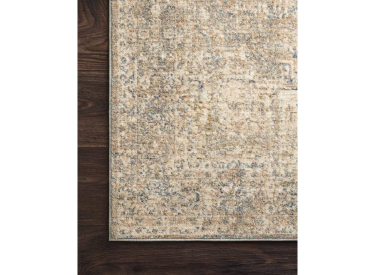 Loloi Revere Collection 7'10" x 10' Granite & Blue Rug - REV-08-GNBB-7X10