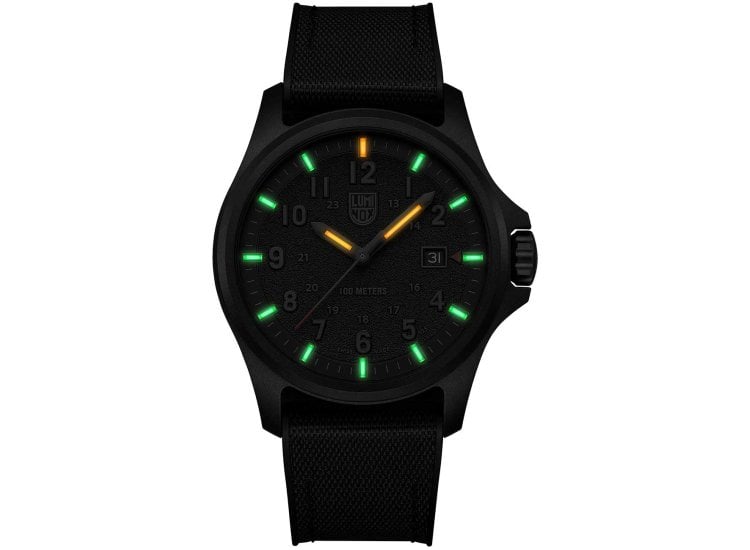 Luminox Atacama Field 43mm Watch with Black Dial and Strap