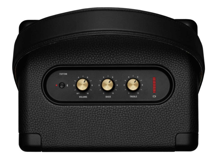 Marshall Tufton Black/Brass Portable Bluetooth Loudspeaker - 1006118