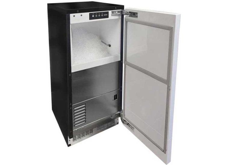 Marvel Nugget Ice Machine 15-Inch in Custom Panel - MRNP215-IS01A