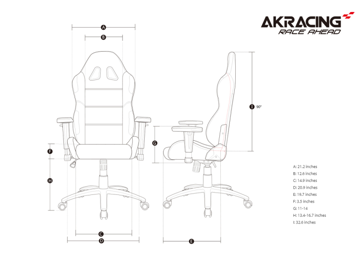 Close-up of blue seat cushion and armrest on AKRACING gaming chair