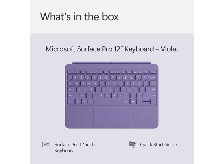 Microsoft 1561 Type Keyboard Cover for Surface RT / 2 / Pro 1 / Pro 2 ( Purple Microsoft 1561 Type Keyboard Cover for Surface RT / 2 / Pro 1 / Pro 2 ( Purple