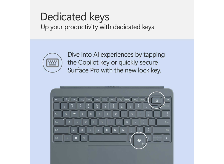 Microsoft Surface Pro 12Inch Keyboard Ocean EP232750 Abt