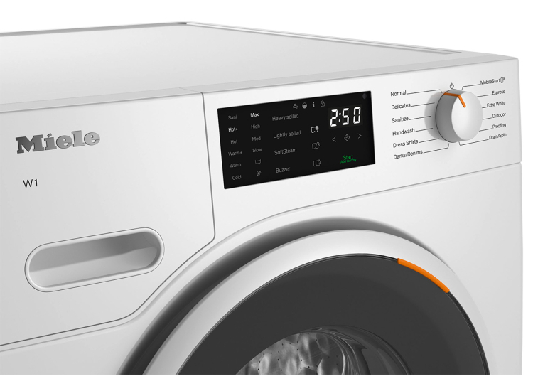 Miele Washer - WWD160 WCS Front Load In Lotus White - 11614040