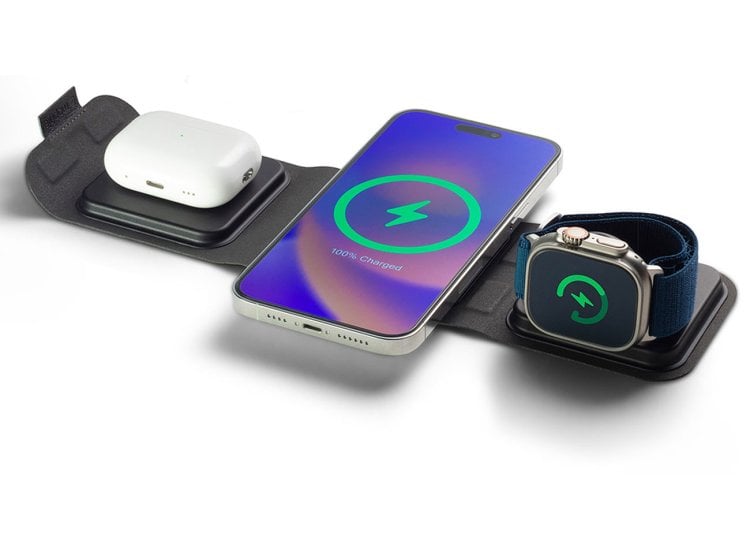 Mophie Magsafe For Apple Watch Mophie 3-in-1 Travel Charger