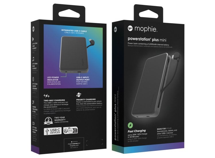 Mophie Powerstation Plus Mini Portable Charger 401114327