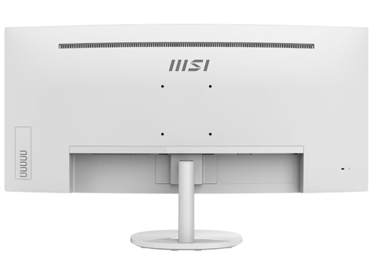 MSI PRO MP341C Computer Monitor 34-Inch Curved UWQHD with Built-in Speakers in White - PROMP341CQW