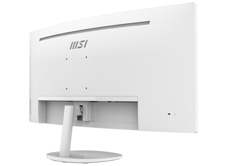 MSI PRO MP341C Computer Monitor 34-Inch Curved UWQHD with Built-in Speakers in White - PROMP341CQW