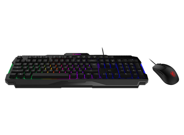 MSI FORGE GK100 Gaming Keyboard and Mouse Combo in Black - FORGEGK100C