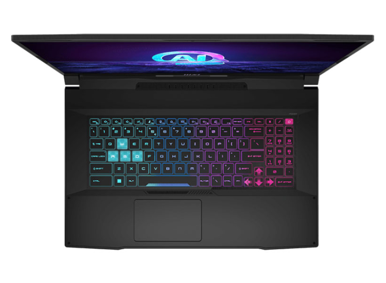 MSI Katana A17 AI Gaming Laptop 17.3-Inch AMD Ryzen 9 8945HS 32GB RAM 1TB SSD, NVIDIA GeForce RTX 4050 Graphics in Black - KATANAA17B8896