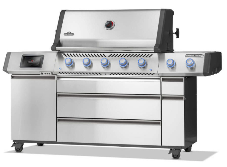Napoleon Prestige Pro 665 Elite Natural Gas Grill in Stainless Steel - PRO665VXRSIBNSS