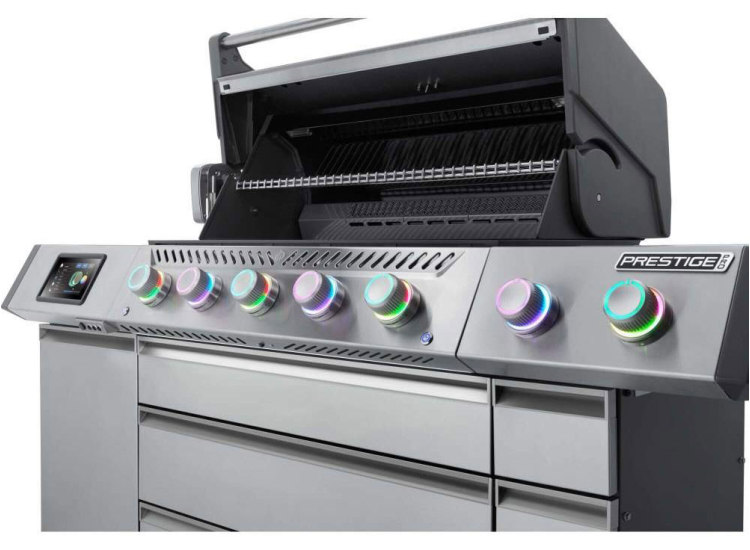 Napoleon Prestige Pro 665 Elite Natural Gas Grill in Stainless Steel - PRO665VXRSIBNSS