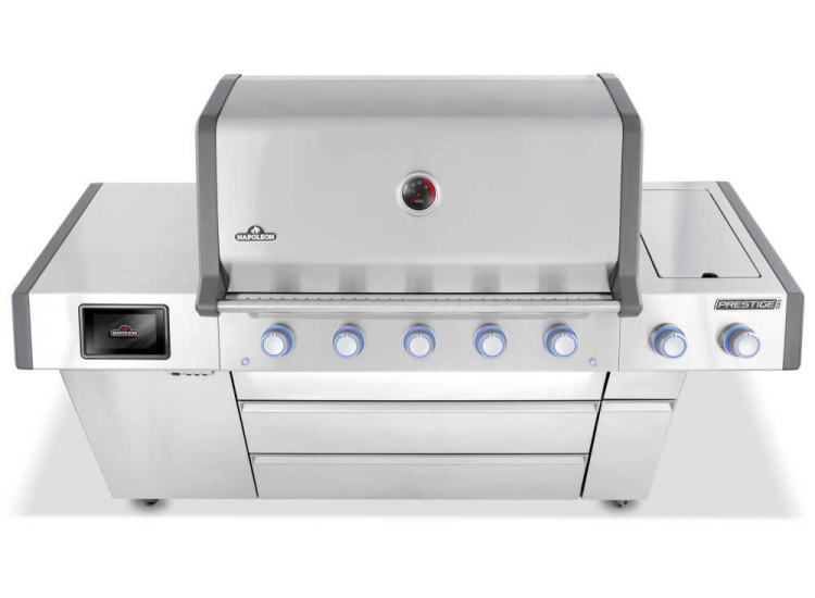 Napoleon Prestige Pro 665 Elite Natural Gas Grill in Stainless Steel - PRO665VXRSIBNSS