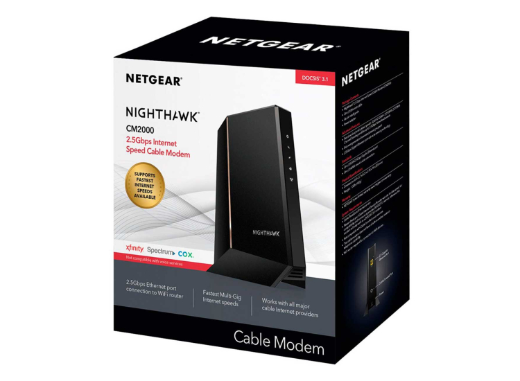 Netgear Cable Modem Nighthawk - CM2000100NAS | Abt