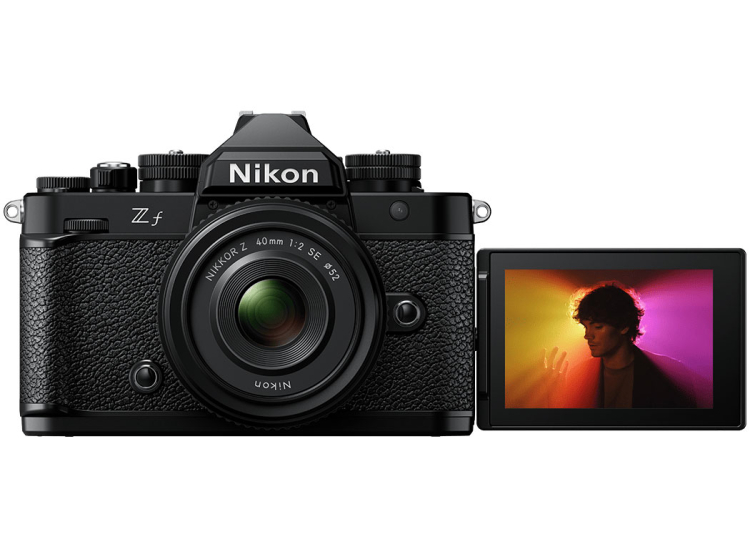Nikon Z f Mirrorless Digital Camera with 40mm f/2 (SE) Lens in Black - 1763-N