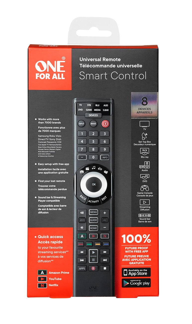 One For All Smart Control 8 Remote Control - URC7880 | Abt