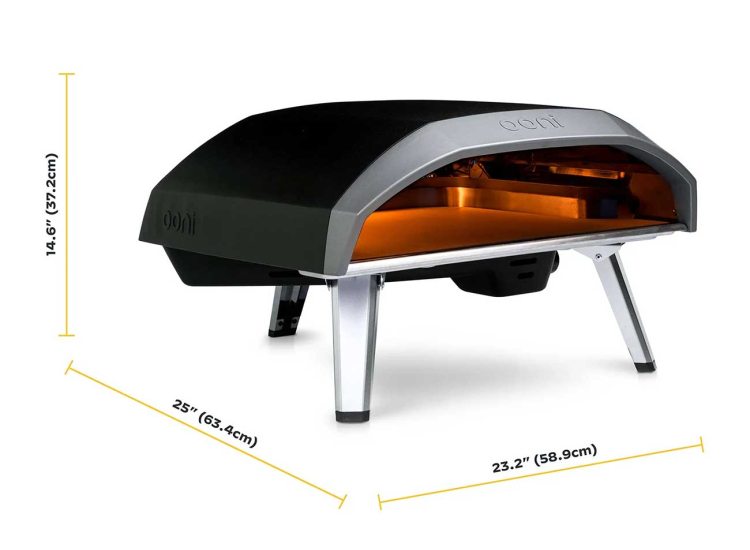 Ooni Koda 16 Natural Gas-Powered Pizza Oven - UUP19E00 | Abt
