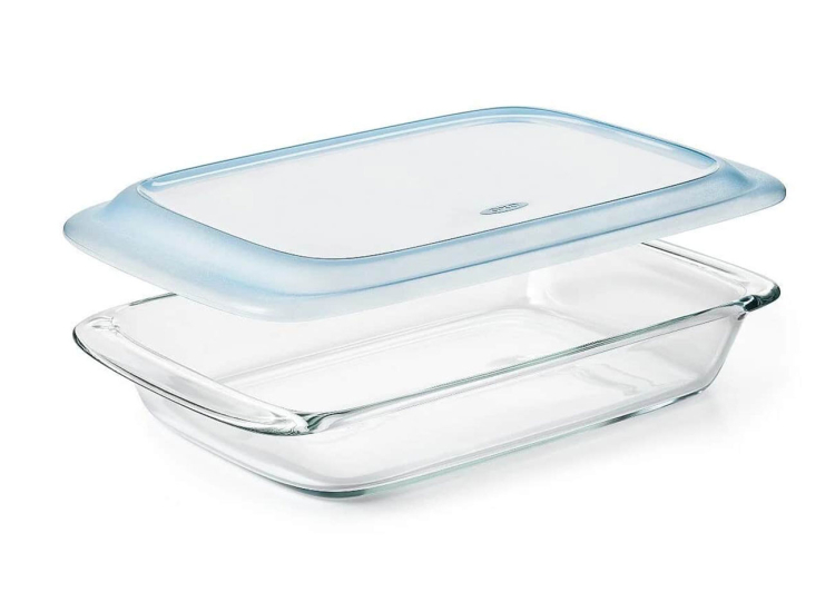 OXO Good Grips 3 Qt. Glass Rectangular Baking Dish with Lid - 11176400