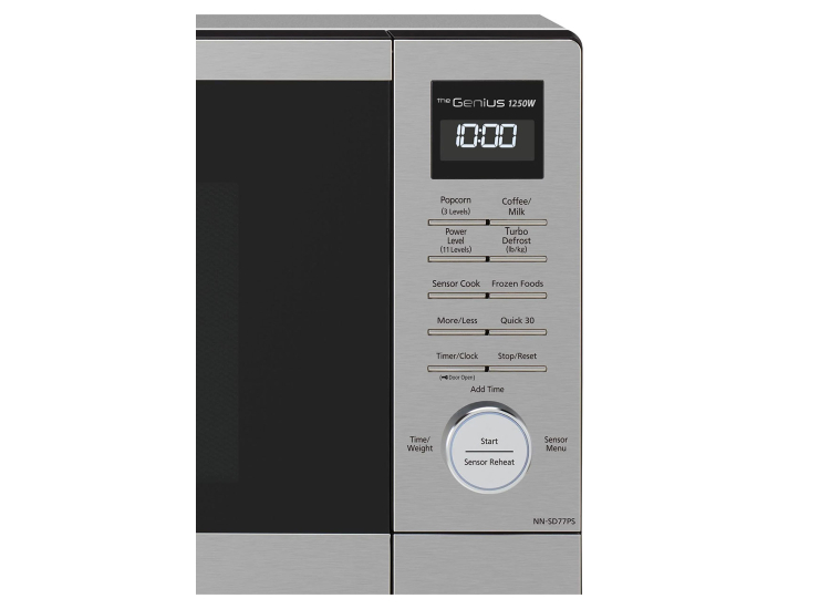Panasonic Microwave with Cyclonic Inverter 1.6 Cu. Ft. in Stainless Steel - NN-SD77PS