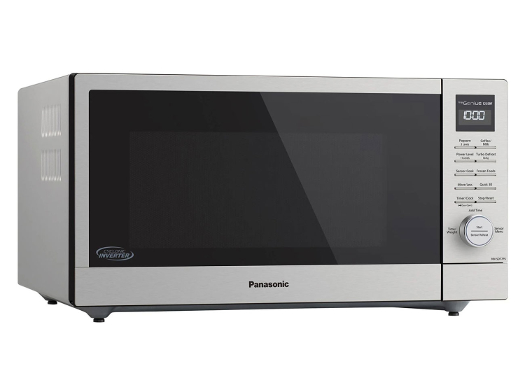 Panasonic Microwave with Cyclonic Inverter 1.6 Cu. Ft. in Stainless Steel - NN-SD77PS