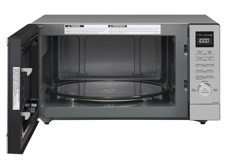 Panasonic Microwave with Cyclonic Inverter 1.6 Cu. Ft. in Stainless Steel - NN-SD77PS