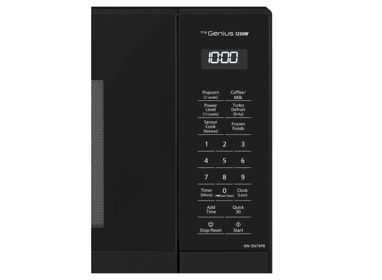 Panasonic Microwave with Cyclonic Inverter 1.6 Cu. Ft. in Black - NN-SN74PB
