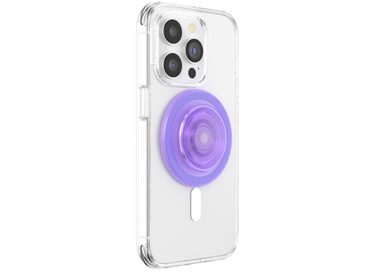 PopSockets Lavender Translucent Round PopGrip - 806875 | Abt