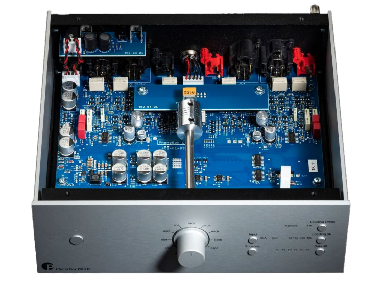 Préampli phono Pro-Ject Phono Box S3B MM/MC Symétrique Argent Préampli phono Pro-Ject Phono Box S3B MM/MC Symétrique Argent
