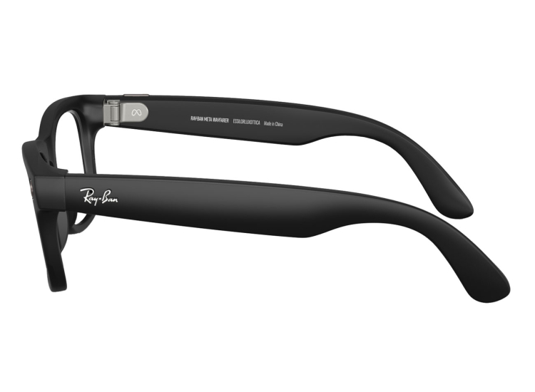 Ray-Ban Meta Wayfarer Sunglasses (Gen 2) 50mm in Matte Black with Clear | Grey Transition Lenses - RW4012-601S1Z50