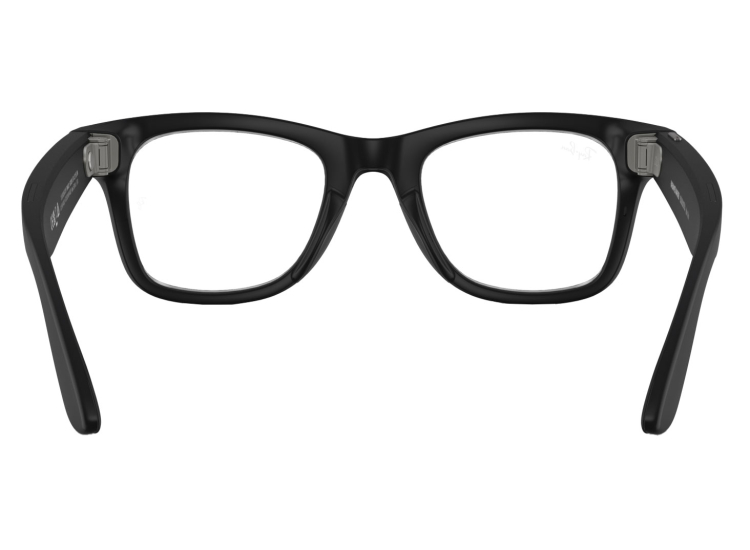 Ray-Ban Meta Wayfarer Sunglasses (Gen 2) 53mm in Matte Black with Clear Lenses - RW4012-601SSB53