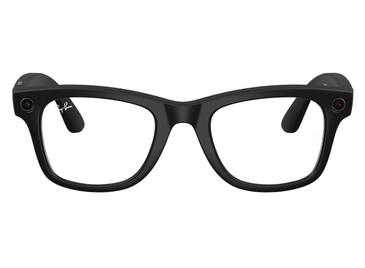 Ray-Ban Meta Wayfarer Sunglasses (Gen 2) 53mm in Matte Black with Clear Lenses - RW4012-601SSB53