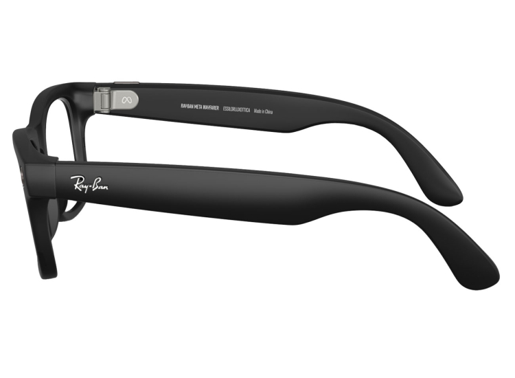 Ray-Ban Meta Wayfarer Sunglasses (Gen 2) 53mm in Matte Black with Clear Lenses - RW4012-601SSB53