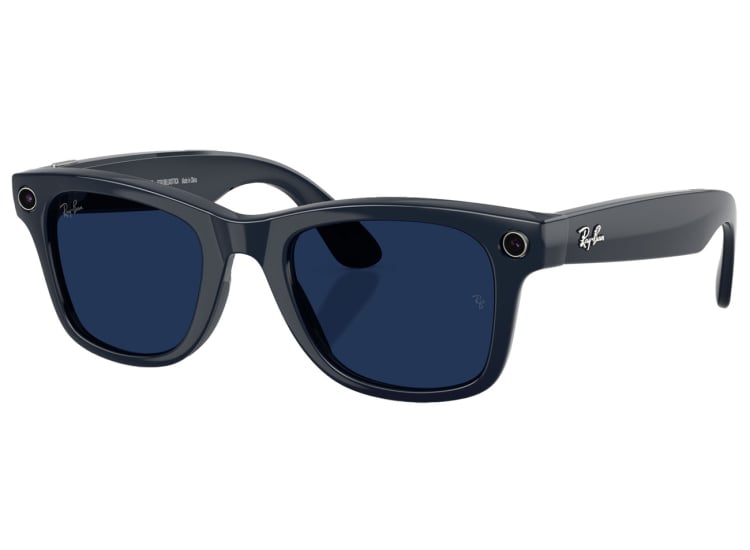 Ray-Ban Meta Wayfarer Sunglasses (Gen 2) 53mm in Shiny Cosmic Blue with Clear | Sapphire Transition Lenses - RW4012-6628MF53