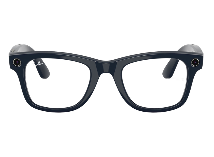 Ray-Ban Meta Wayfarer Sunglasses (Gen 2) 53mm in Shiny Cosmic Blue with Clear | Sapphire Transition Lenses - RW4012-6628MF53