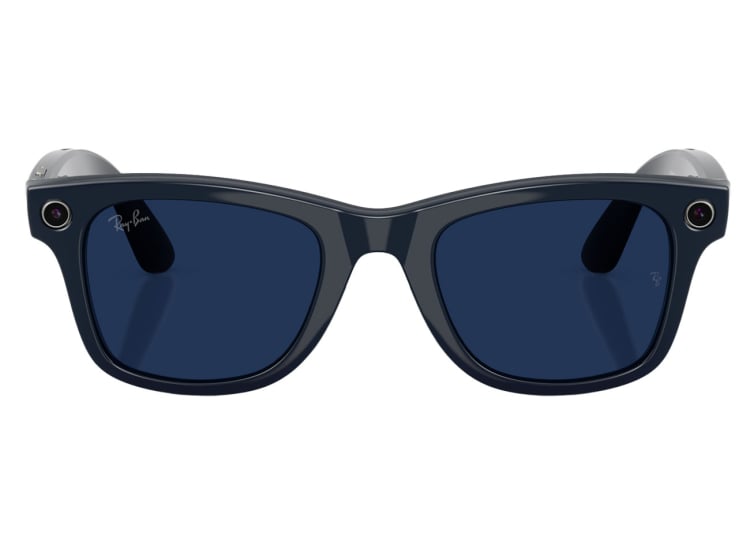 Ray-Ban Meta Wayfarer Sunglasses (Gen 2) 53mm in Shiny Cosmic Blue with Clear | Sapphire Transition Lenses - RW4012-6628MF53