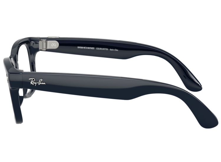Ray-Ban Meta Wayfarer Sunglasses (Gen 2) 53mm in Shiny Cosmic Blue with Clear | Sapphire Transition Lenses - RW4012-6628MF53