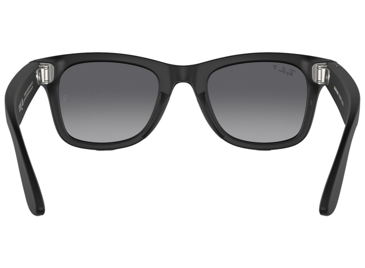 Ray-Ban Meta Wayfarer Smart Sunglasses 50mm with Polarized Light Grey Gradient Lenses - RW4006601ST350