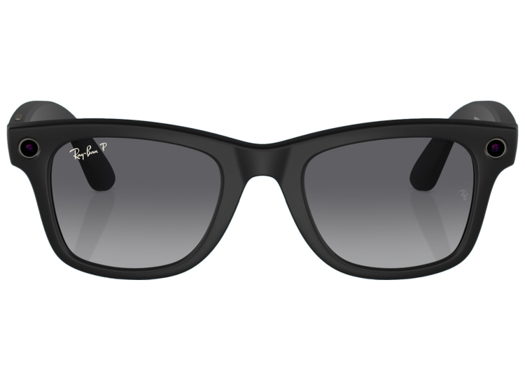 Ray-Ban Meta Wayfarer Smart Sunglasses 50mm with Polarized Light Grey Gradient Lenses - RW4006601ST350