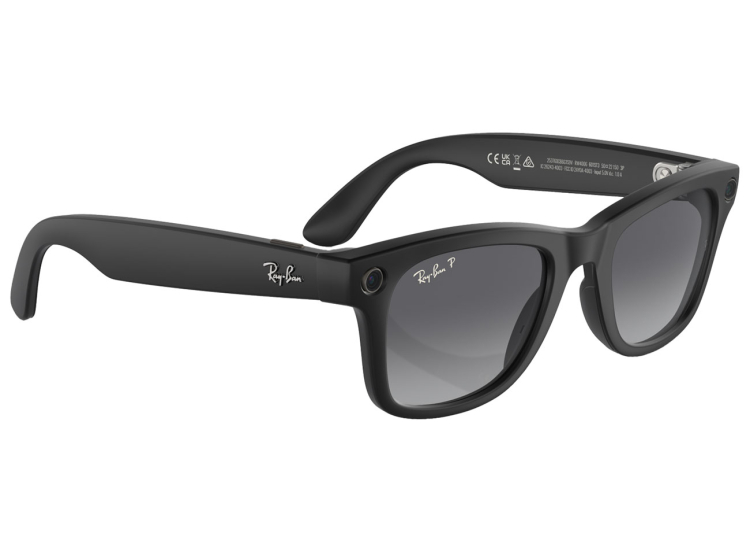 Ray-Ban Meta Wayfarer Smart Sunglasses 50mm with Polarized Light Grey Gradient Lenses - RW4006601ST350