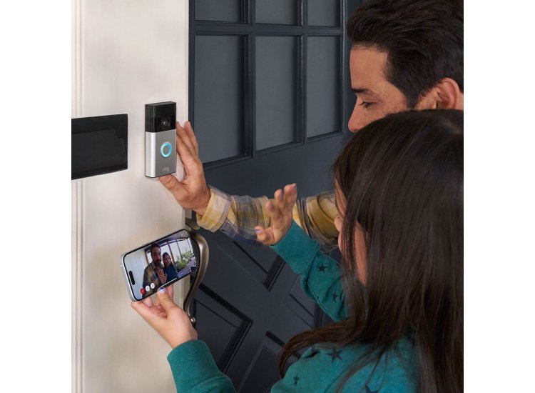 Ring Battery Doorbell in Satin Nickel (2024) B0BZWRSRWV Abt