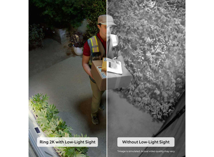 Ring Outdoor Cam Plus (PoE+) with 2K Video and Ring Vision, Low-Light Sight, and Mount-Anywhere Versatility in White - B0DX8N18G5