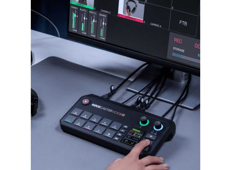 RODE RODECaster Video S Video and Audio Production Console - RCVS