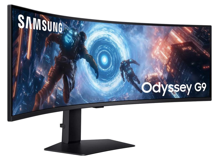 Samsung Odyssey G91F 49-inch DQHD 144Hz Curved Gaming Monitor in Black - LS49FG910ENXZA