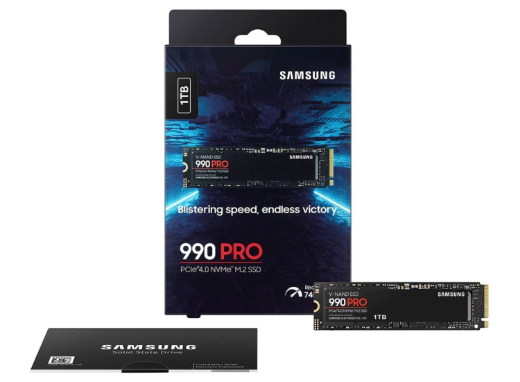 Samsung 990 PRO 1TB PCIe 4.0 NVMe SSD - MZ-V9P1T0B/AM