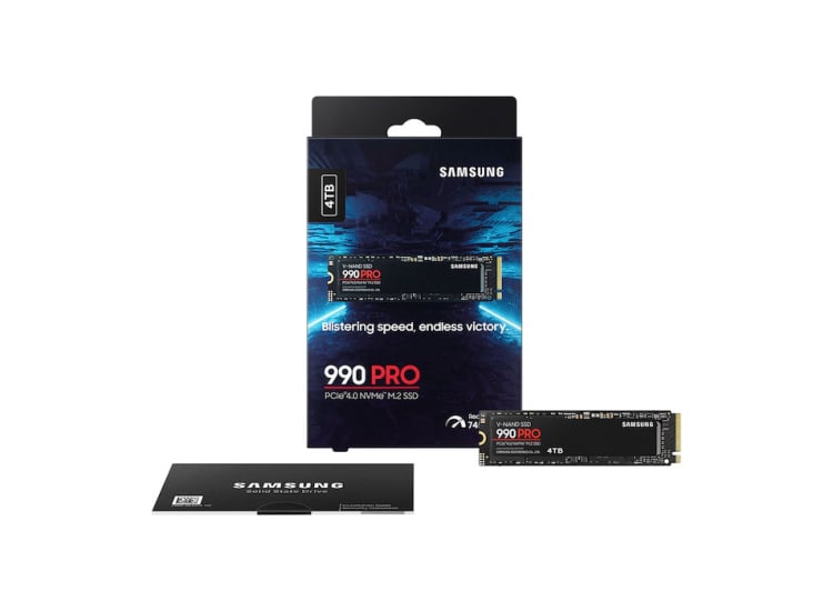 Samsung 990 PRO 4TB PCIe 4.0 NVMe SSD - MZ-V9P4T0B/AM