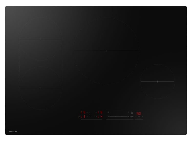 Samsung Induction Cooktop 30-Inch with Anti-Scratch Matte Glass in Black - CC70F30S2DAA
